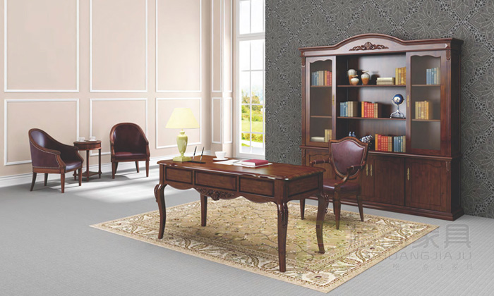 實(shí)木大班臺(tái)-法式風(fēng)格