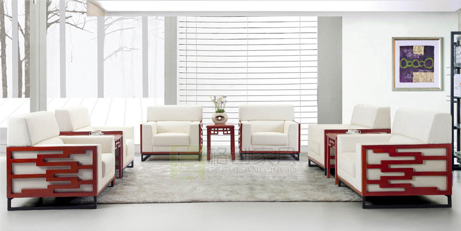 實(shí)木辦公沙發(fā)